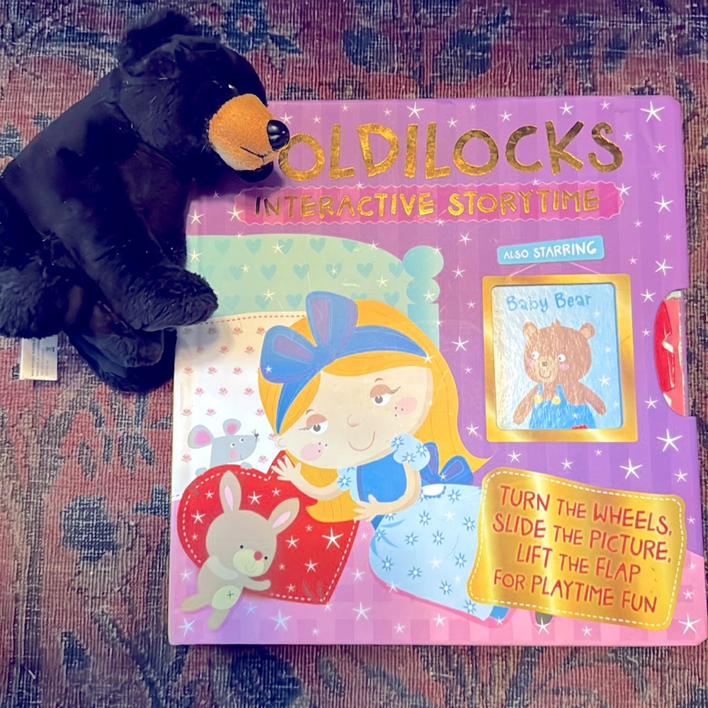 Goldilocks interactive story time book 🐻